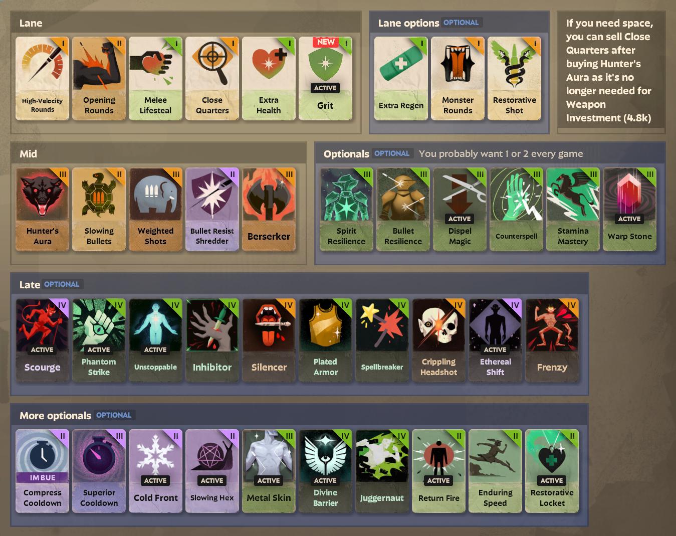 build layout